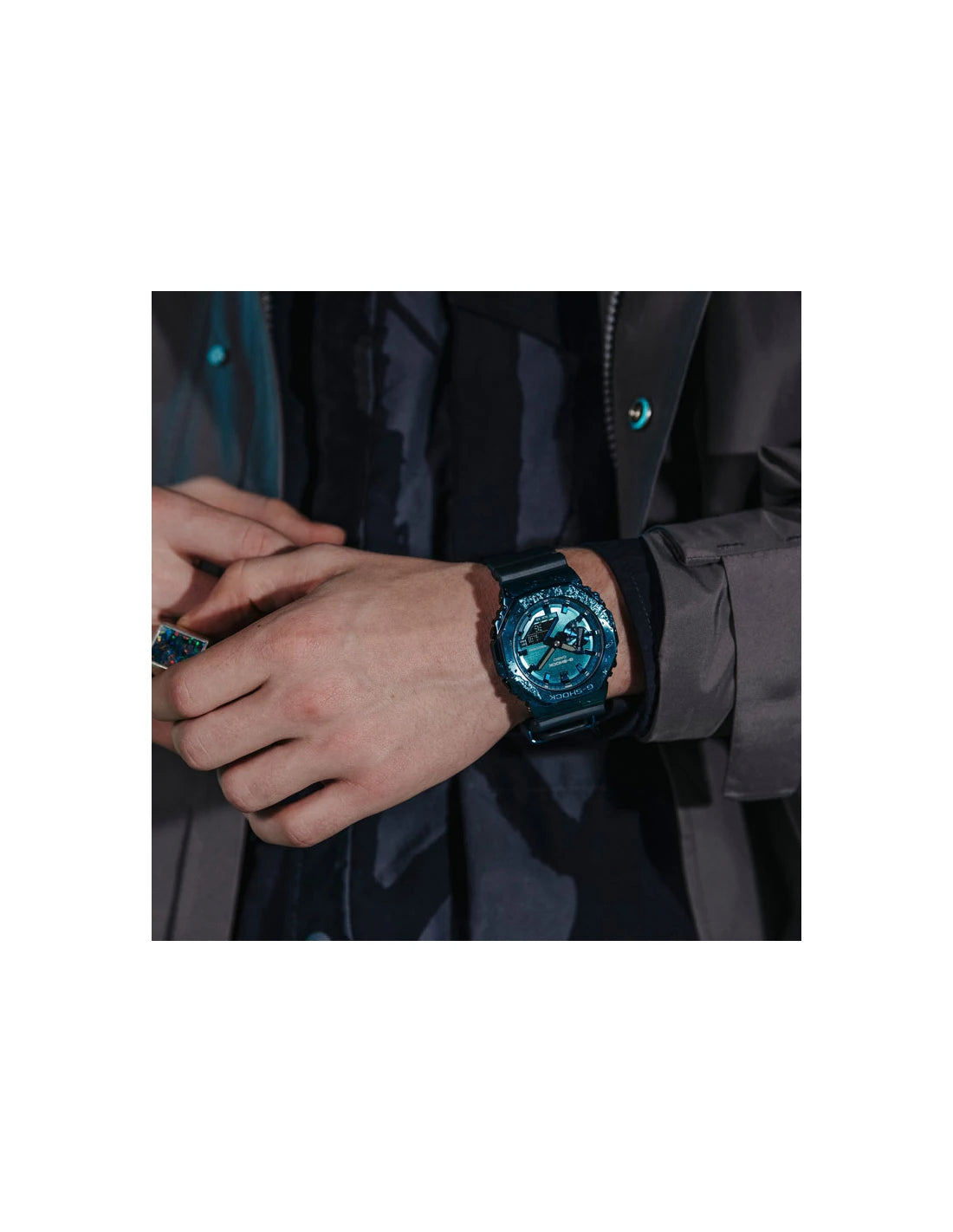 Casio Analog-Digital Blue & Resin Men's Watch G1347