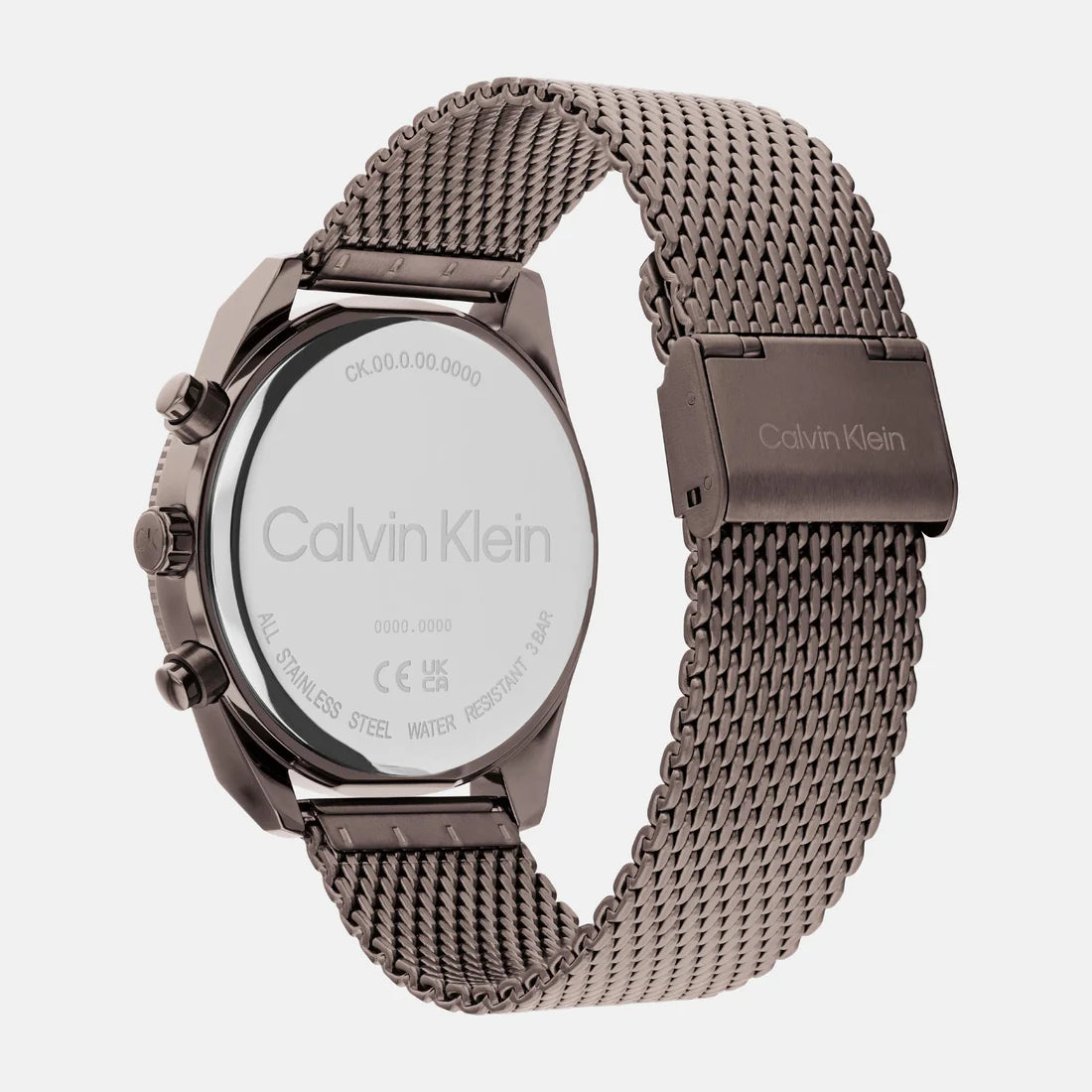 CALVIN KLEIN Chronograph Brown &  Mesh Men's Watch 25200361