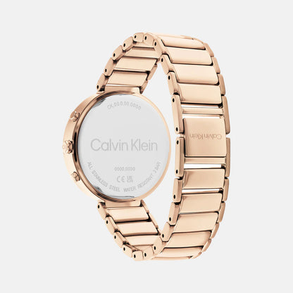 CALVIN KLEIN Chronograph pink & Stainless Steel Women's Watch 25200285