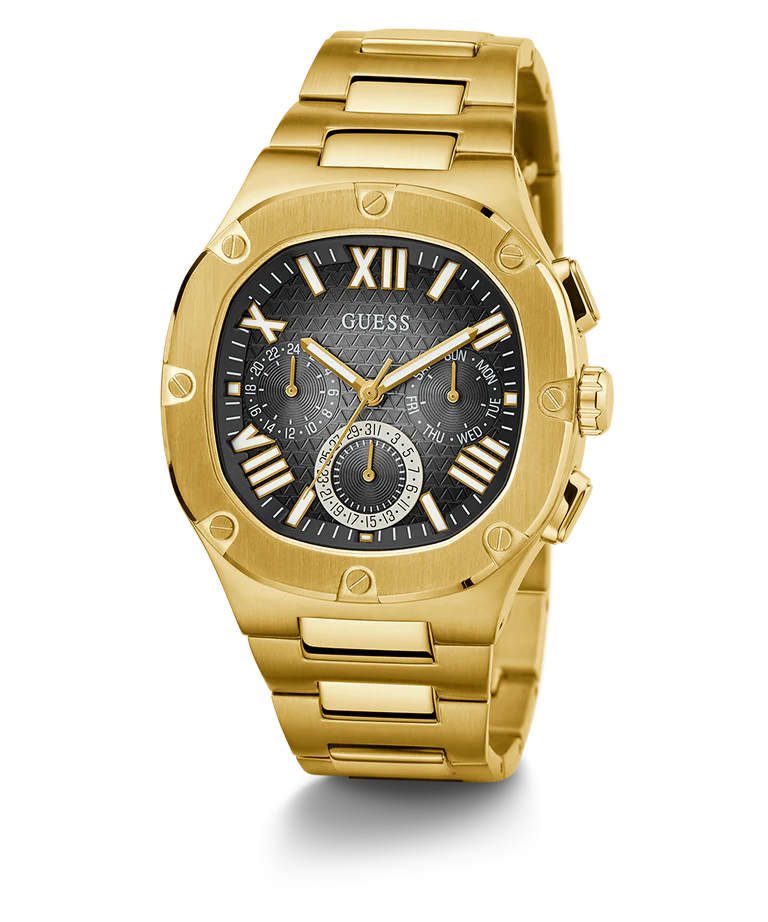 Guess  Black & Stainless Steel Men's Watch GW0572G2