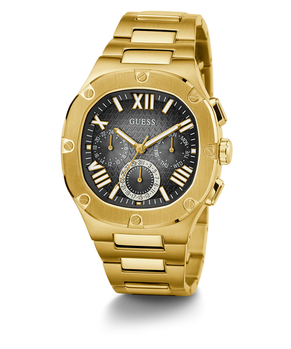 Guess  Black & Stainless Steel Men's Watch GW0572G2