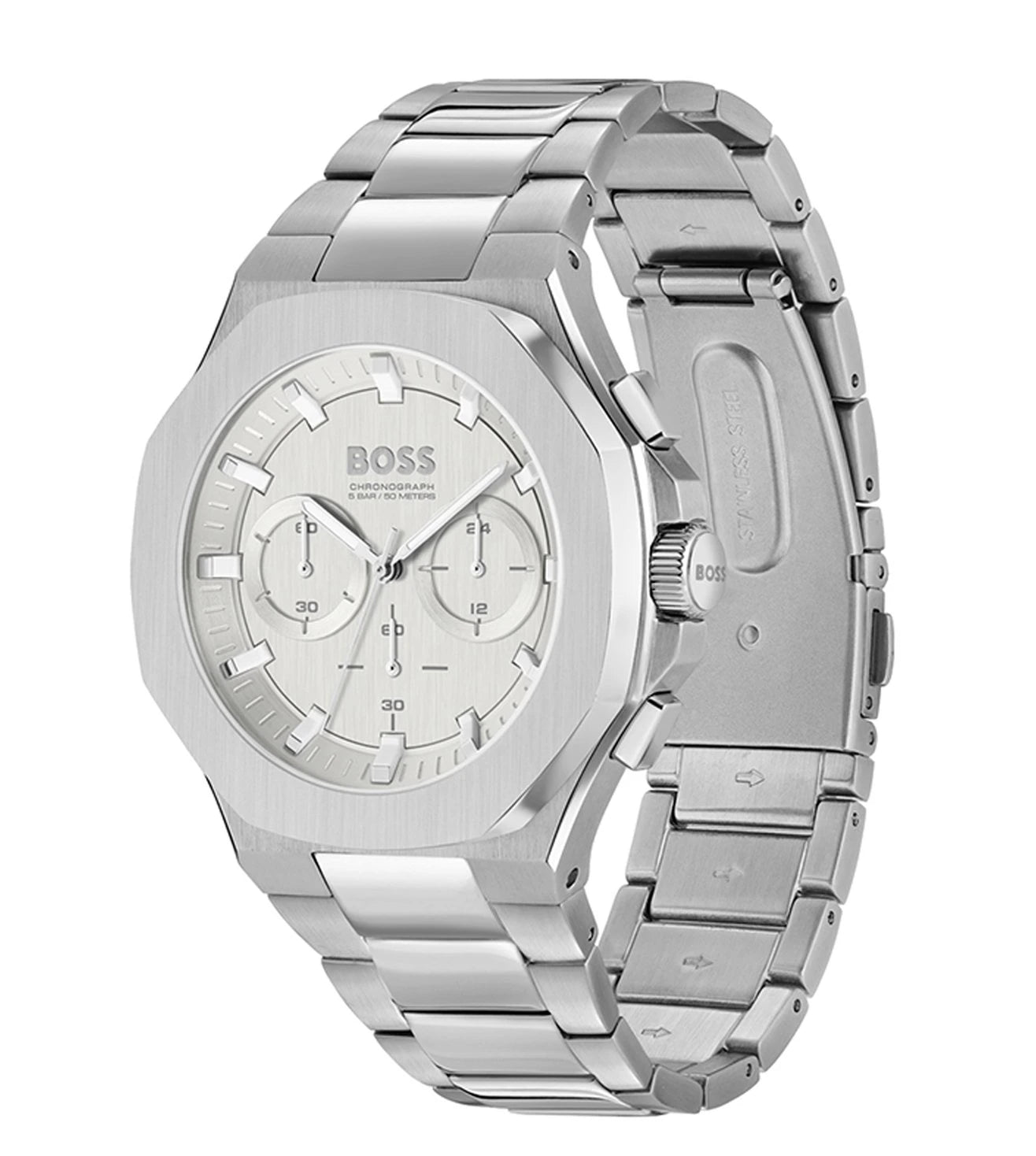 Hugo Boss Analog Silver & Stainless Steel Men's Watch 1514087