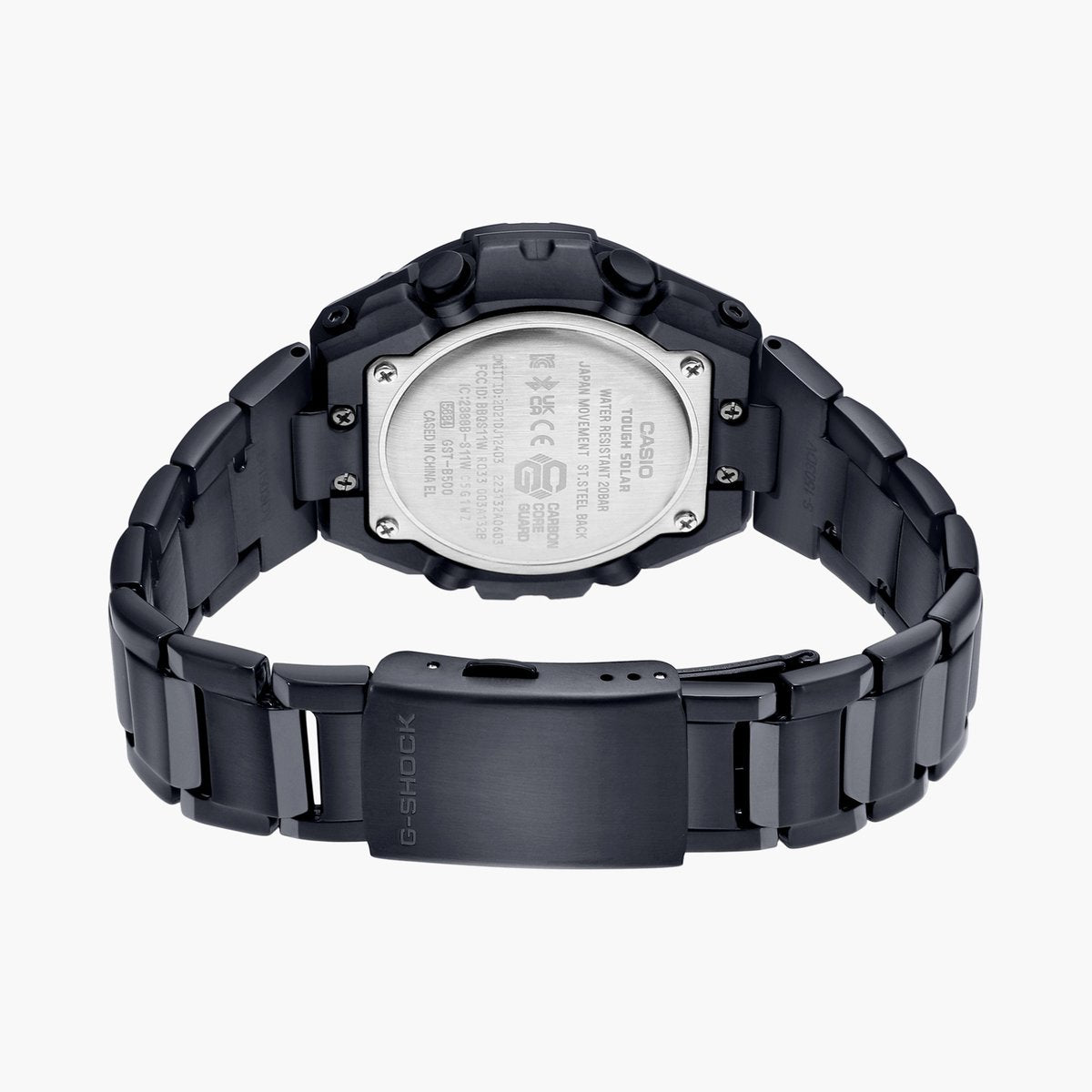 Casio Analog-Digital Black & Stainless Steel Men's Watch G1275