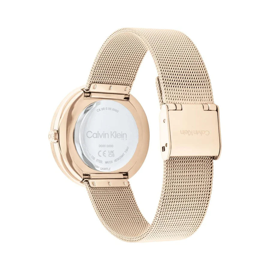 CALVIN KLEIN Analog Black & Stainless Steel Women's Watch 25200151