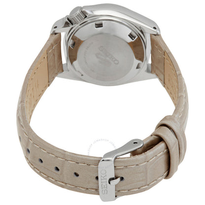 Seiko Analog Cream & Leather Women's Watch SRE005K1