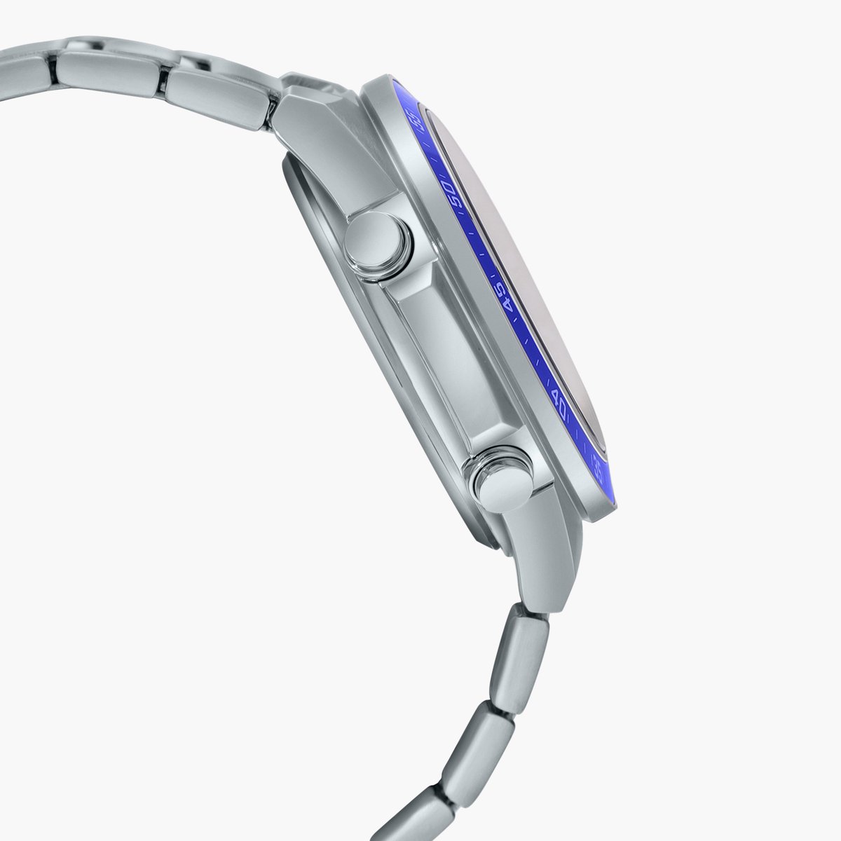 Casio Analog-Digital Blue & Stainless Steel Men's Watch ED552