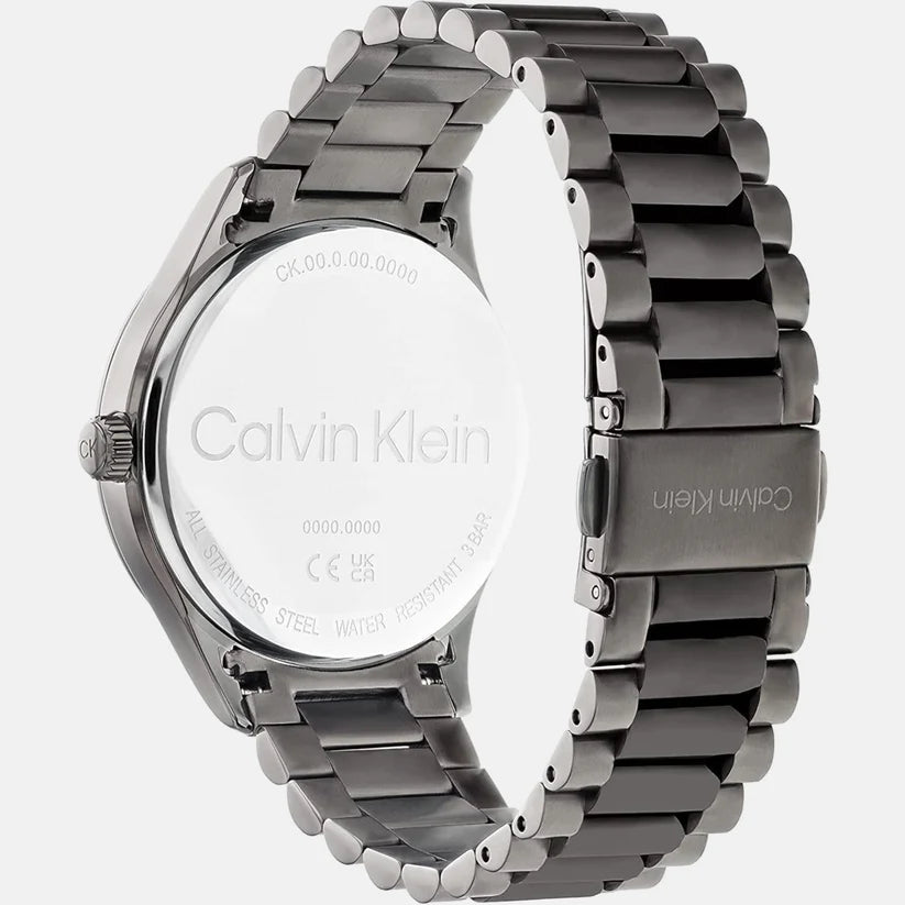 Calvin Klein Analog Blue & Stainless Steel Unisex Watch 25200164