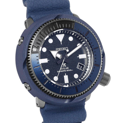 Seiko Analog Blue & Silicone Men's Watch SNE533P1