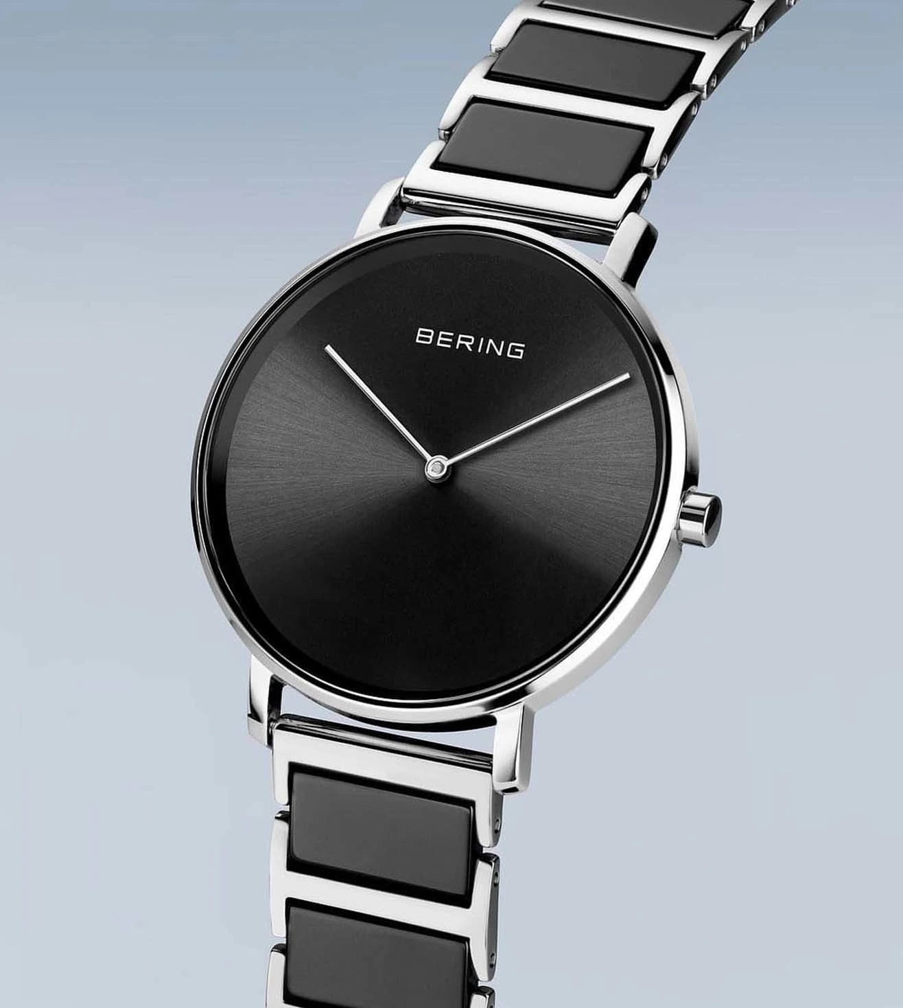 Bering  black & Stainless Steel Women's Watch 18539 742