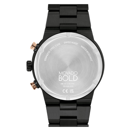 Movado Analog Brown & Stainless Steel Men's Watch 3600897
