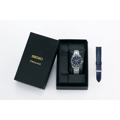 Seiko Analog White & Metal band Men's Watch SPB303J1