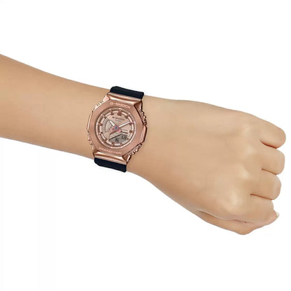 Casio Analog-Digital Gold & Resin Women's Watch G1165