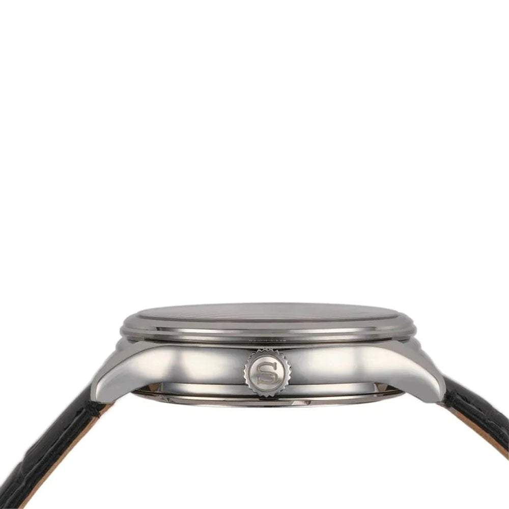 Seiko Analog Blue & Leather Men's Watch SSA421J1