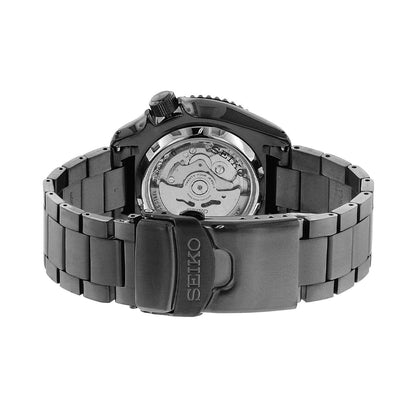 Seiko Analog Black & Stainless Steel Men's Watch SRPD65K1