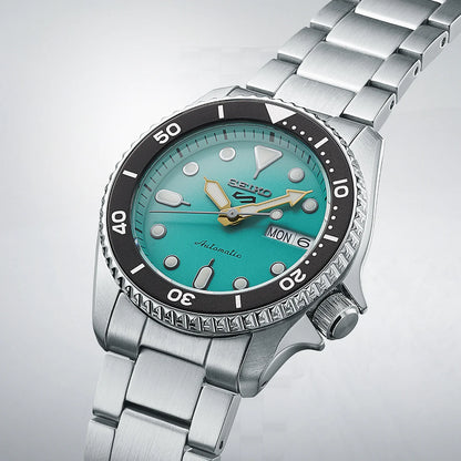 Seiko Analog sky blue & Metal band Men's Watch SRPK33K1
