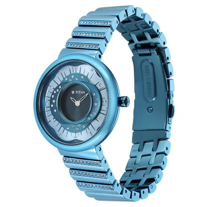 Analog Blue &  Women's Watch 95160QM01