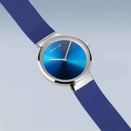 Bering Analog Multi-Colour & Milanese Women's Watch 19031 307