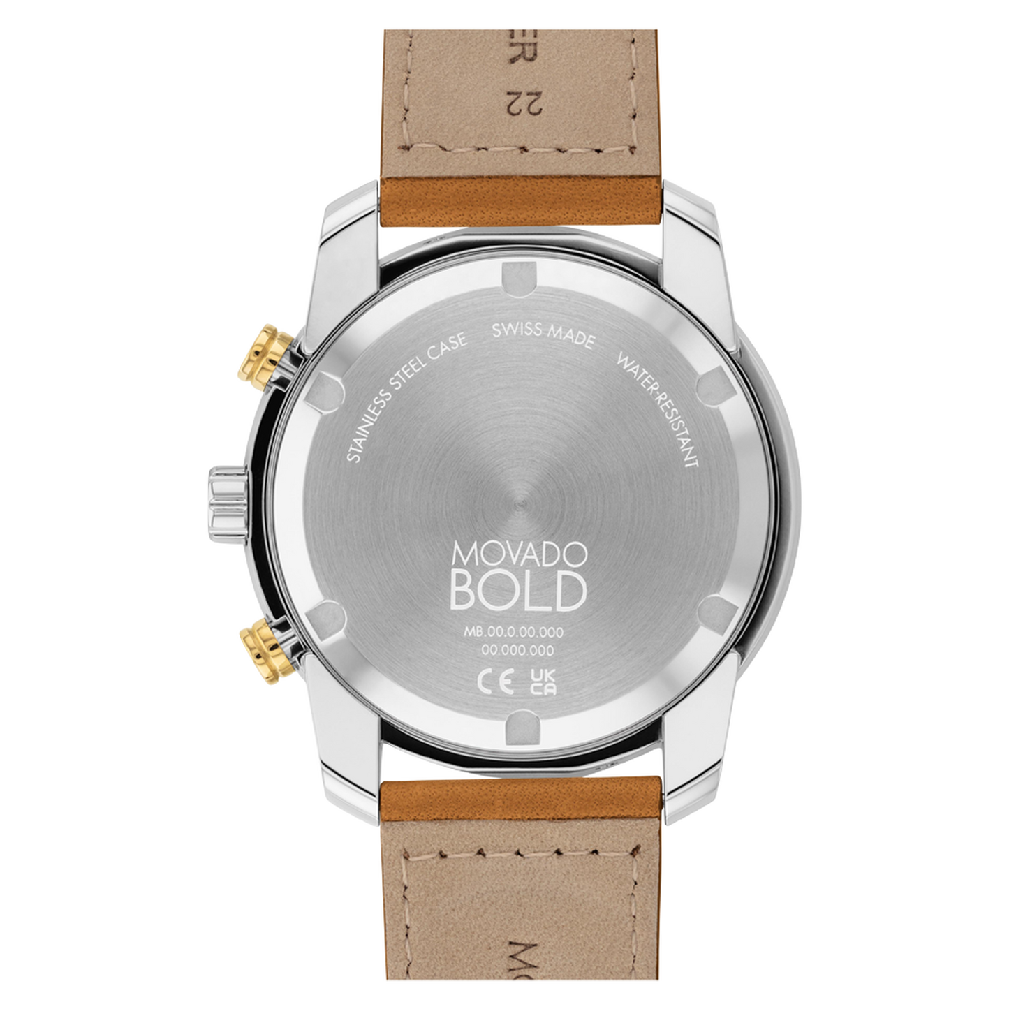Movado Analog Gold & Leather Men's Watch 3600908