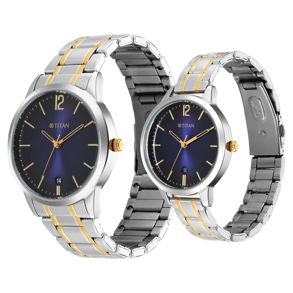 Analog Blue &  Couple Watch NR18062617BM01