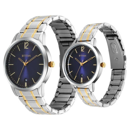 Analog Blue &  Couple Watch NR18062617BM01
