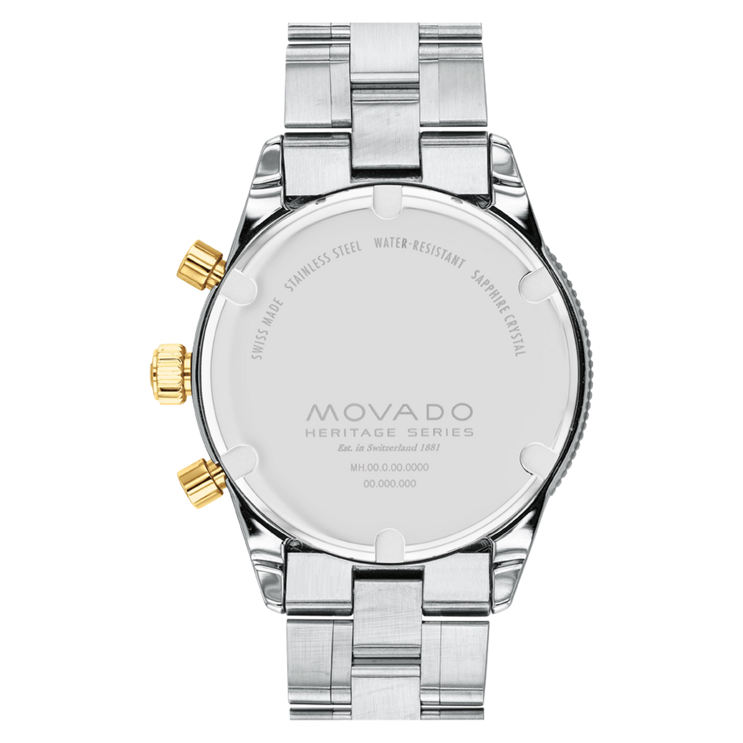 Movado Chronograph Green & Stainless Steel Men's Watch 3650167