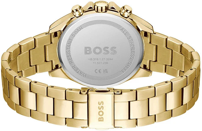 Boss Quartz Female Chronograph Green Stainless Steel Watch