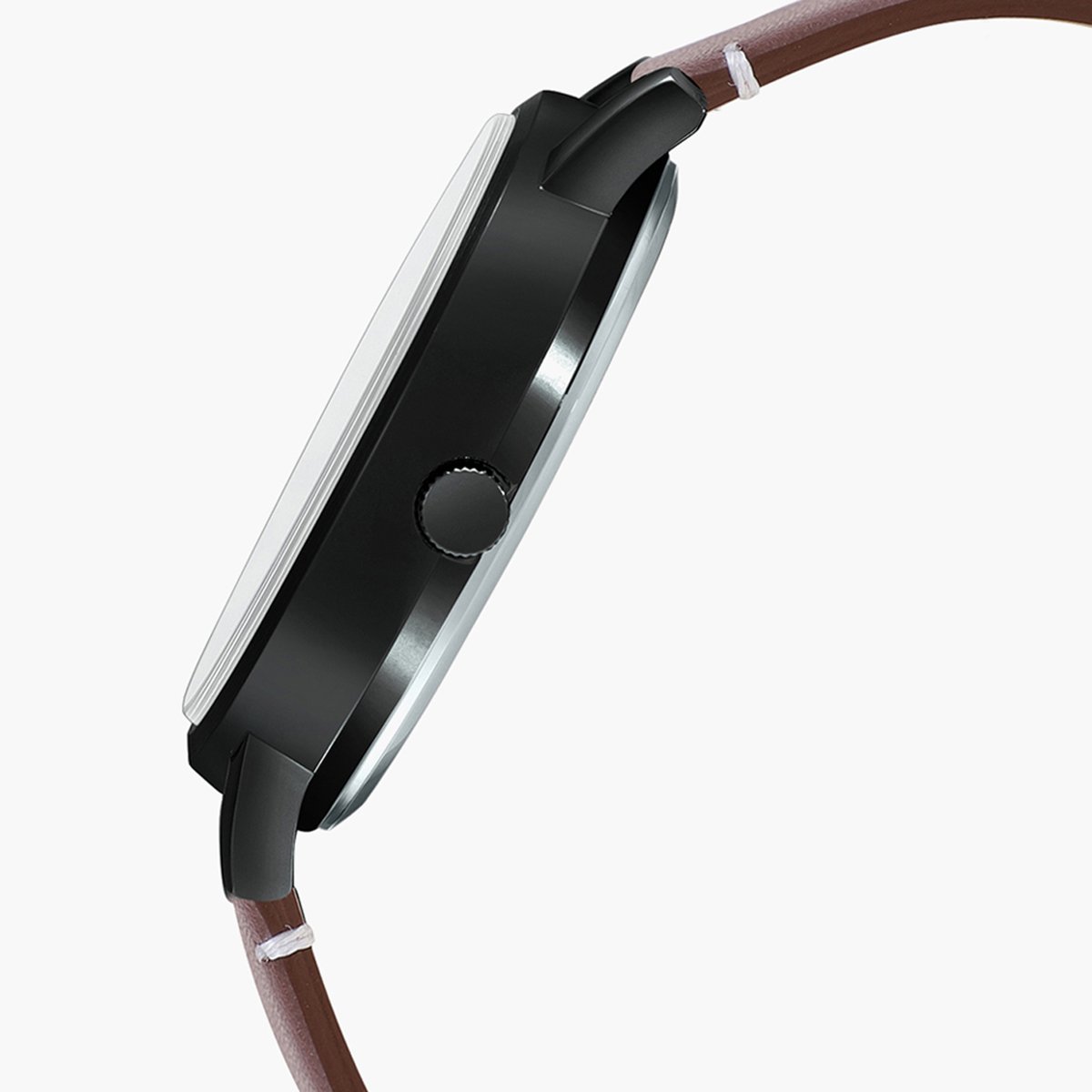 Casio Analog Black & Leather Men's Watch A2062