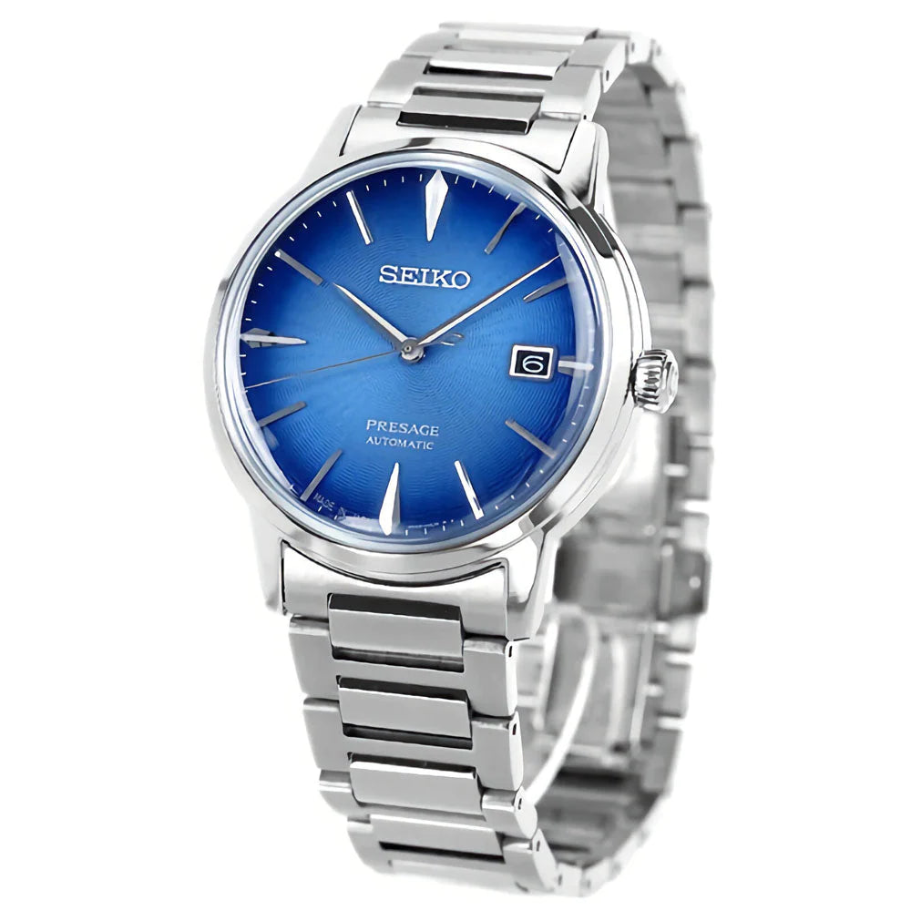Seiko Analog Blue & Metal band Men's Watch SRPJ13J1