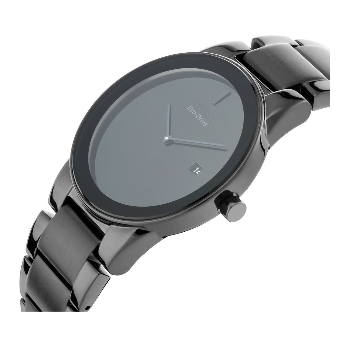 Citizen Analog Black & Stainless Steel Men's Watch AU1065 58E