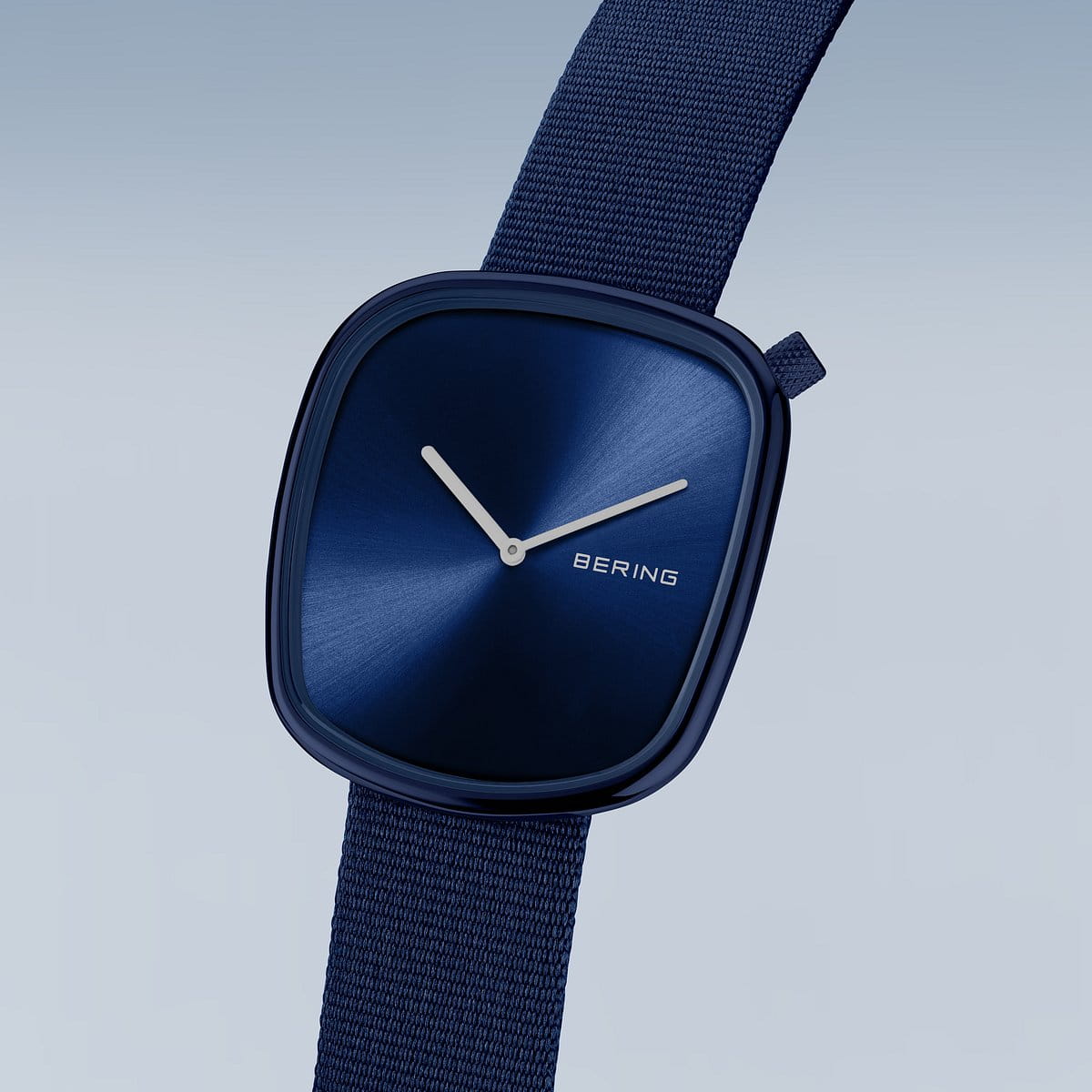 Bering Analog Blue & Nato Men's Watch 18040 397