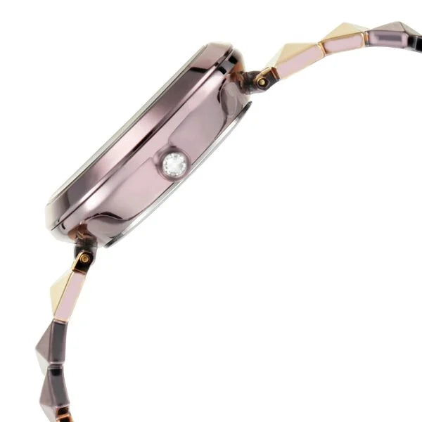 Analog Brown & Stainless Steel Women' NS95121KM01