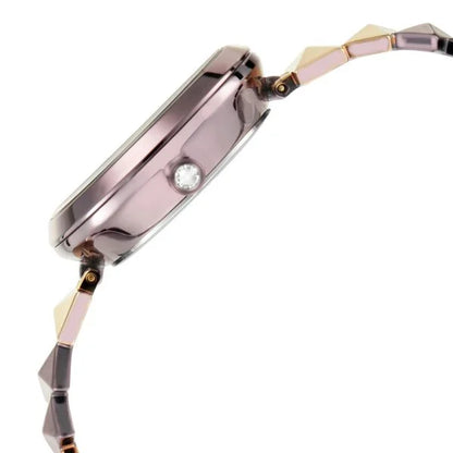 Analog Brown & Stainless Steel Women' NS95121KM01