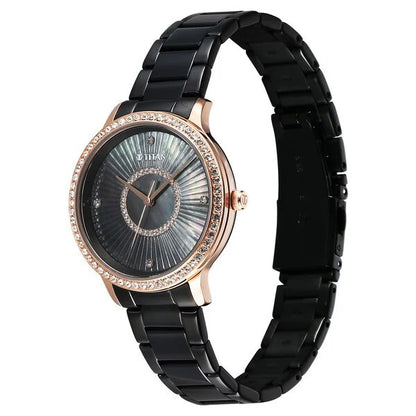 Analog Black & Stainless Steel Women' 95314KM01