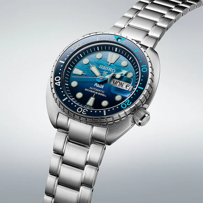 Seiko  Blue & Stainless Steel Men's Watch SRPK01K1