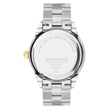 Movado Analog Green & Stainless Steel Men's Watch 3650127