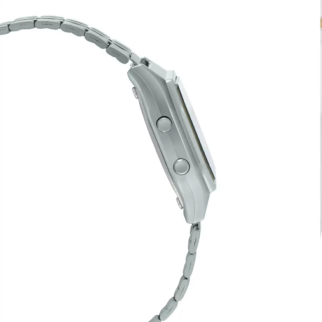 Casio Digital Silver & Stainless Steel Women's Watch D203