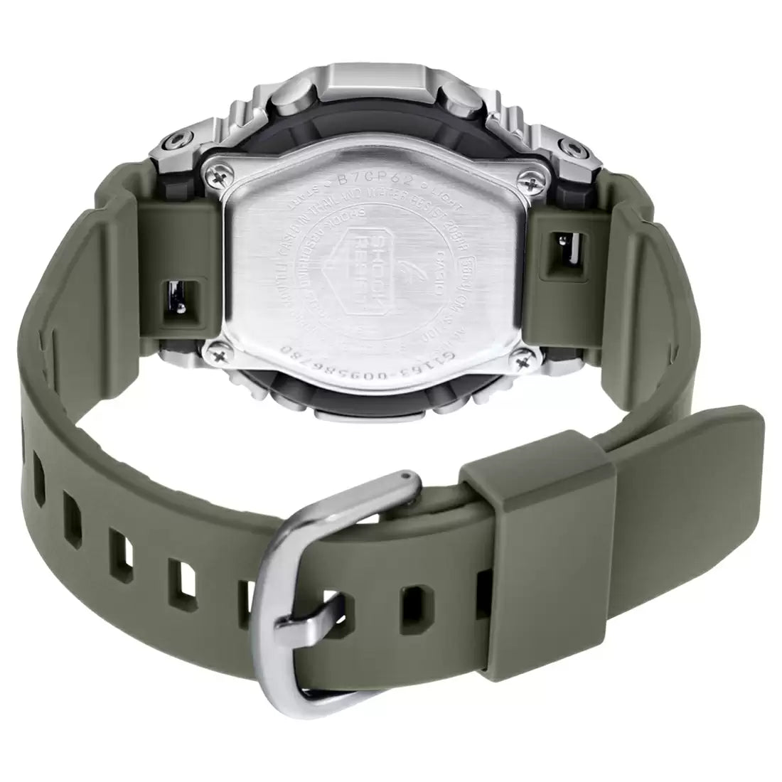Casio Analog-Digital Green & Rubber Women's Watch G1163