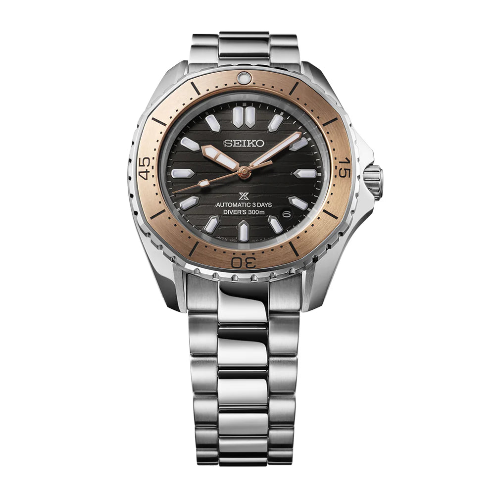 Seiko Analog Grey & Stainless Steel Men's Watch SPB485J1
