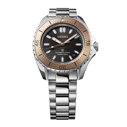 Seiko Analog Grey & Stainless Steel Men's Watch SPB485J1