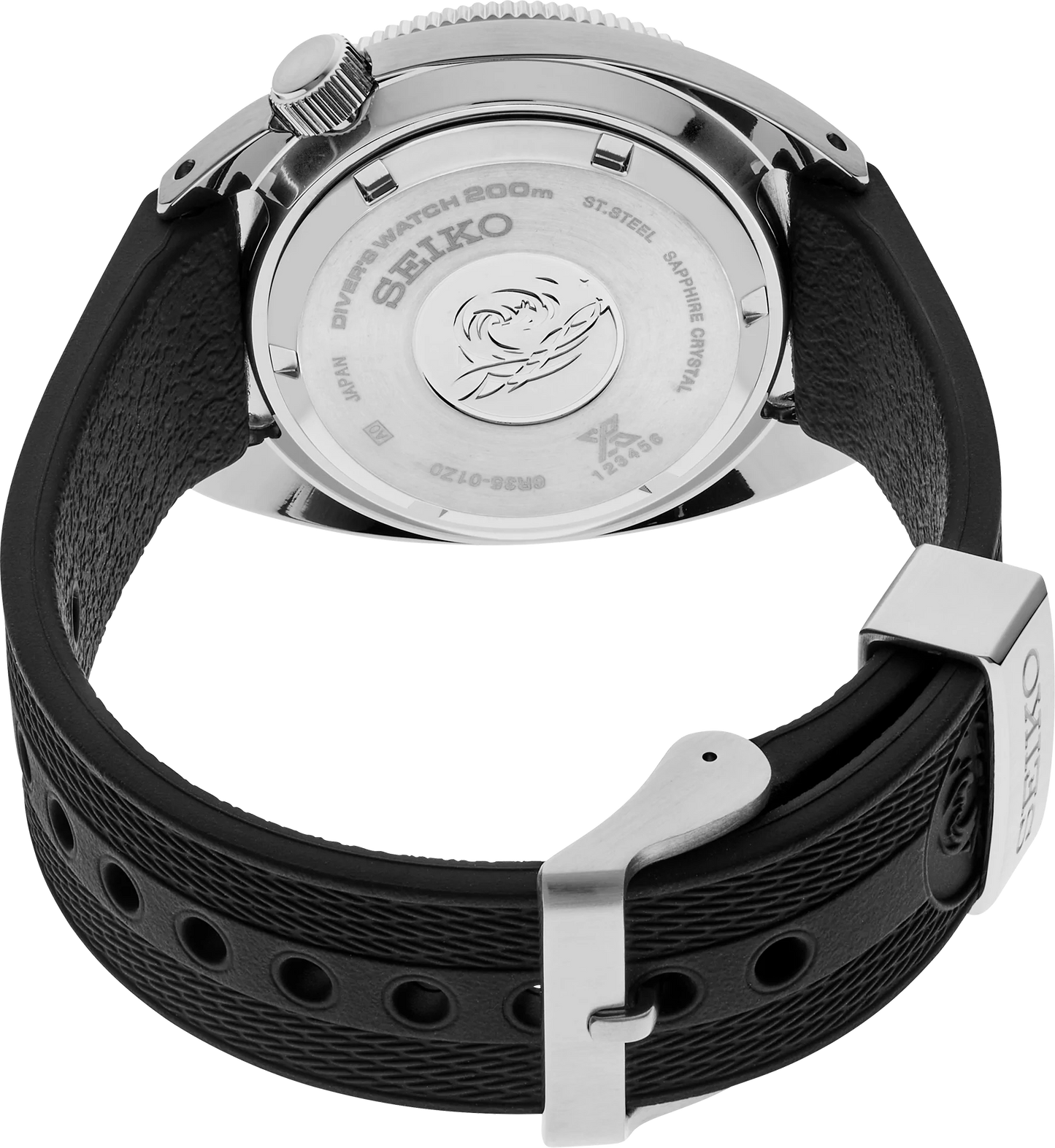 Seiko Analog Black & Leather Men's Watch SPB317J1