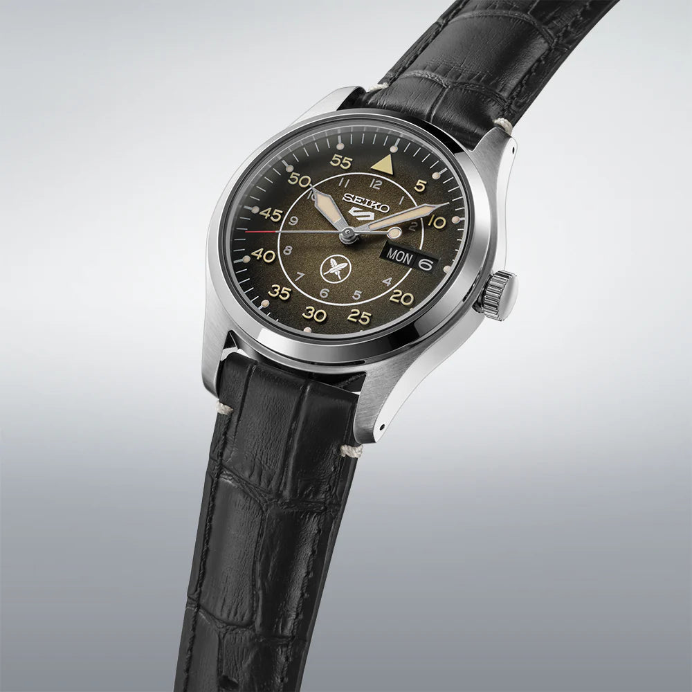 Seiko Analog Brown & Leather Men's Watch SRPL31K1