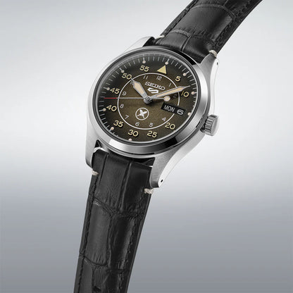 Seiko Analog Brown & Leather Men's Watch SRPL31K1