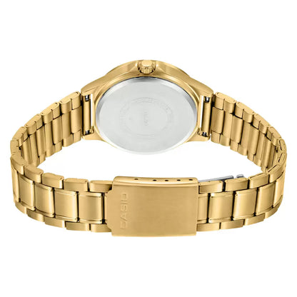 CASIO Chronograph White & Stainless Steel Women's Watch A1915