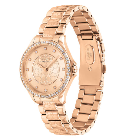 Coach Analog Rose Gold & Stainless Steel Women's Watch NDCO14503505W