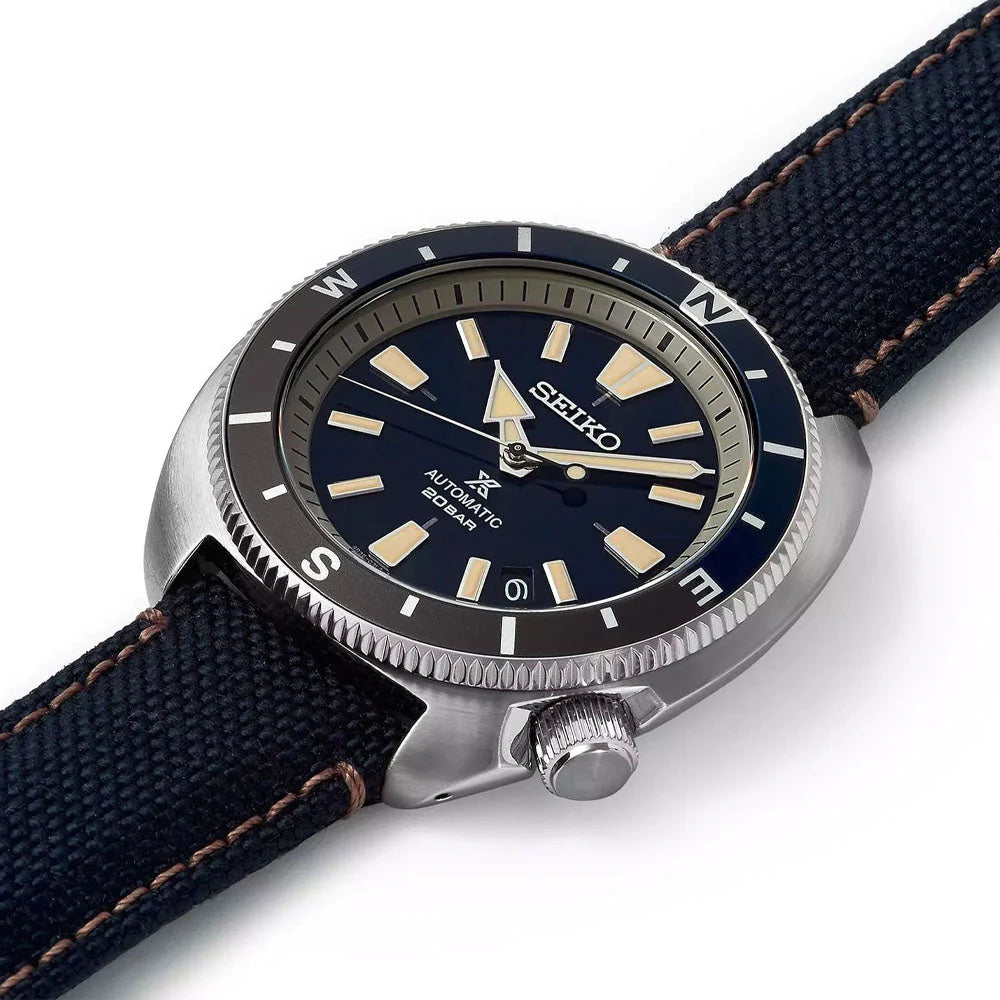 Seiko Analog Blue & Polyester Men's Watch SRPG15K1