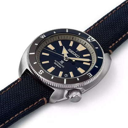 Seiko Analog Blue & Polyester Men's Watch SRPG15K1