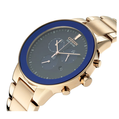 Citizen Analog Blue & Stainless Steel Men's Watch AT2243 87L