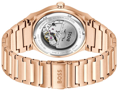 Candor Auto Analog Grey Round Dial Men's Watch 1514185