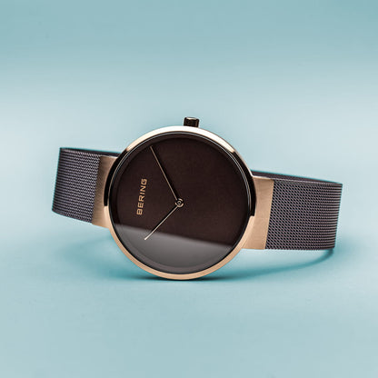 Bering Analog Brown & Milanese Unisex Watch 14539 262