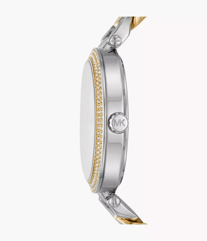 Michael Kors Analog Silver & Stainless Steel Wowen's Watch MK4633